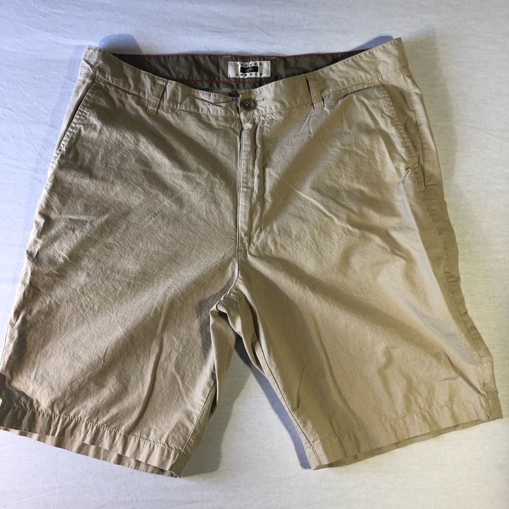 🌴Joseph Abboud mini-stripe Khaki Shorts Sz 38